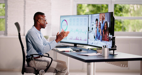 Virtual Video Conference Meeting Chat