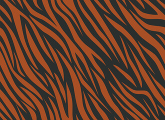 Zebra seamless pattern. Abstract stripes, repeating background. Vector printing for fabrics, posters, banners. 