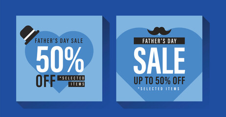 Father's Day Sale Banner Template