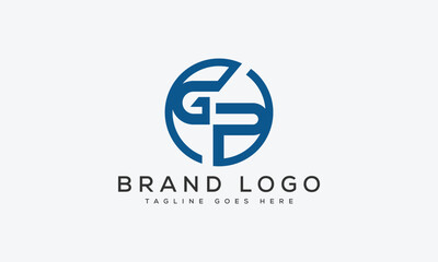 Obraz premium letter GP logo design vector template design for brand