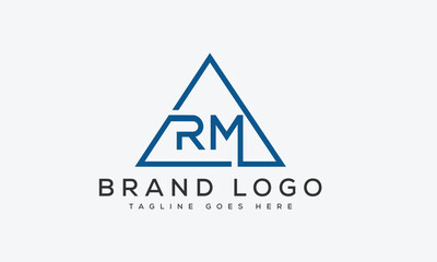 letter RM logo design vector template design for brand