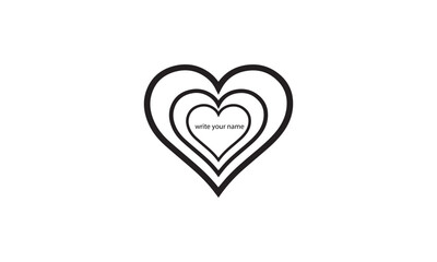 3 hearts vector file | Any changes can be possible