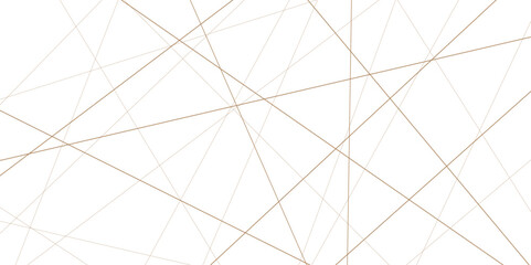 Random chaotic lines like abstract geometric pattern or texture. Horizontal template with chaotic brown lines. Simple vector illustration.