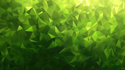 Abstract green gradient lowploly of many triangles background for use in design,triangulated texture. Design 3d. Polygonal geometrical pattern. Triangular modern style
