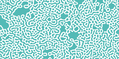Turing pattern concept design background. Abstract seamless patterns background. Abstract blue colored background. Vector illustration