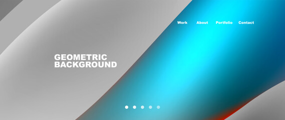 A geometric background featuring a gradient of gray, electric blue, and red circles. Perfect for showcasing a brand logo or macro photography on display devices