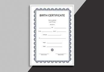 Birth Certificates Template