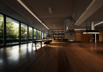 Utilize the business room for brainstorming sessions and team meetings.