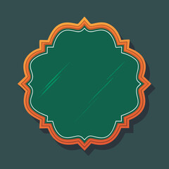 illustration of an background with label, Vector Chalkboard Shape Photoshop, Luxury Ornamental Mandala floral backgrounds