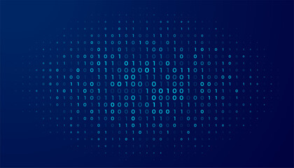 binary code number system concept background design