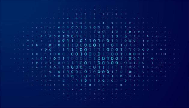 binary code number system concept background design