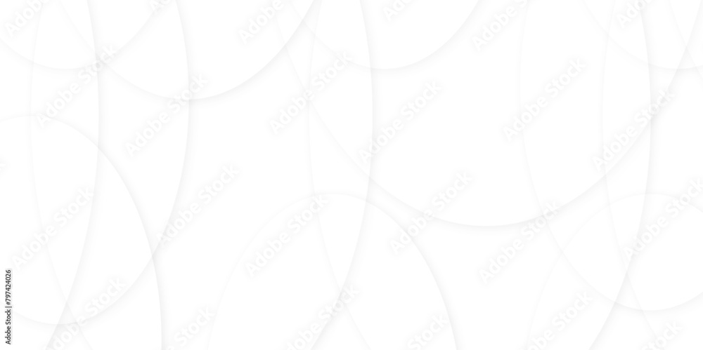 Aufkleber abstract white gradient circle pattern of 3d bubbles background template. abstract white modern tran