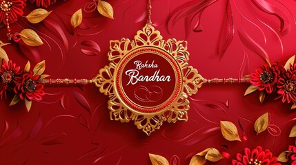 Vector Illustration of Happy Rakhi Festival Greeting Background.ikkustration
