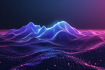Fluorescent Vector Tides: Glowing Vector Tide in a Digital World