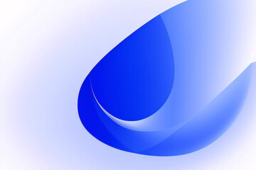 白と青の曲線形状の背景を抽象化します。滑らかでクリーンな微妙な質感の創造的なデザイン。モダンな明るい色のグラフィック要素。ポスター、パンフレット、プレゼンテーション、ウェブサイト、チラシに適しています