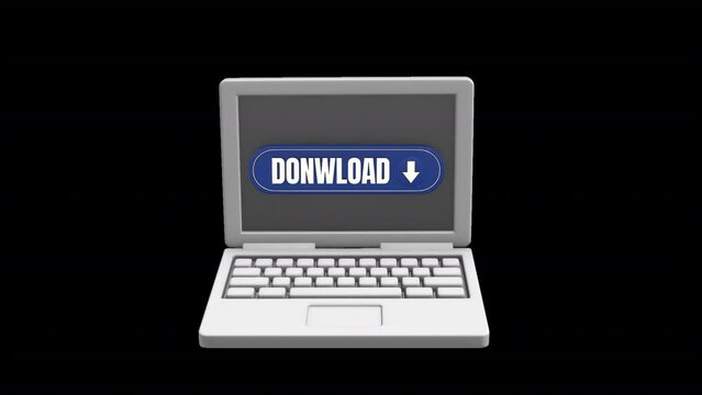 Download Button | Download Button Pressing In The Laptop Screen

Enhance your digital content with this attention-grabbing animation showcasing a download button being pressed on a laptop screen.