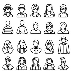 Fashion icon, clothing icon, dress icon, business icon, fashionable icon, accessory icon, icon, icons, set, vector, symbol, travel, sign, hotel, illustration, tourism, car, fashion, pictogram