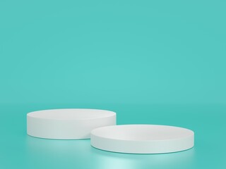 white cosmetic container with cream