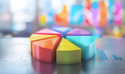 Business pie chart Paper Info graphics