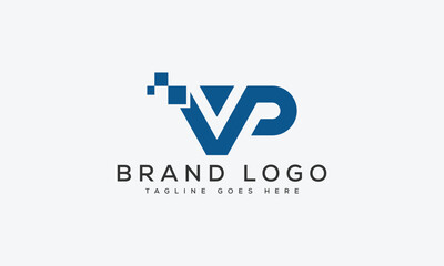 letter Vp logo design vector template design for brand