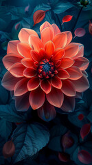 Beautiful Flower wallpaper with Generative Ai