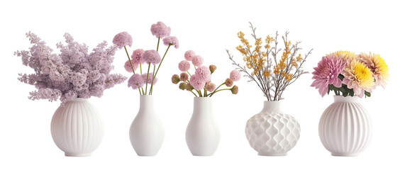 flowers in vase © Transparent PNG