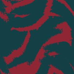 Green Abstract Brush Strokes Seamless Pattern Design