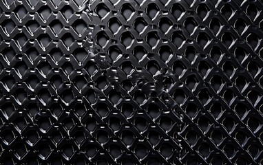 metal pattern on a black background