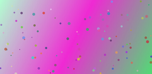 confetti on colorful background