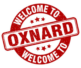 Welcome to Oxnard stamp. Oxnard round sign