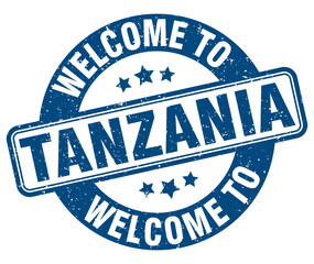 Welcome to Tanzania stamp. Tanzania round sign