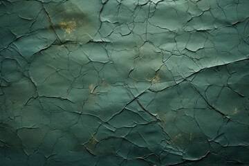 a green cracked surface with gold specks
