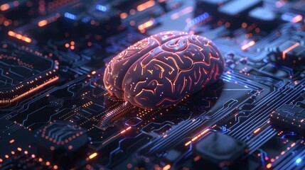 Artificial intelligence continues to evolve, pushing the boundaries of machine learning to create systems that can understand, learn, and act independently, all within a hitech concept