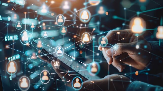 Effective customer acquisition strategies leverage emerging technologies to connect with audiences at multiple touchpoints, business concept