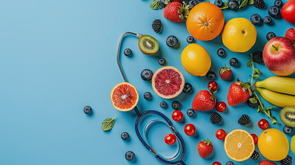 symbol for healthy fresh food and health