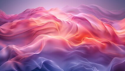 Close up of vibrant purple and pink smoke swirling like liquid in the sky