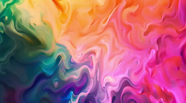Moving abstract multicolor texture