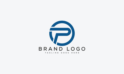 letter P logo design vector template design for brand.