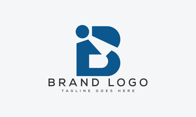 letter BI logo design vector template design for brand