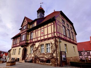 Historisches Rathaus in Gernrode (Sachsen-Anhalt)