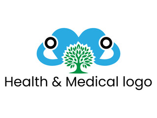 Health and medical logo design vector