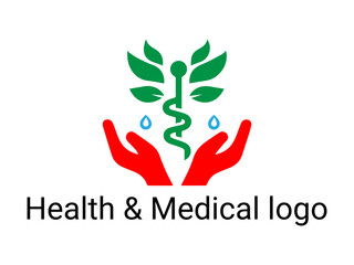 Fototapeta premium Health and medical logo design vector