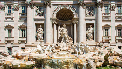 Trevi Fountain The largest Baroque fountain in the city of Rome