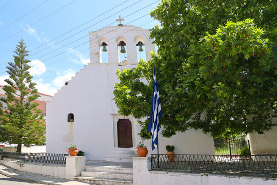 Church of Panagia Protothronos in Halki-Naxos, Greece  