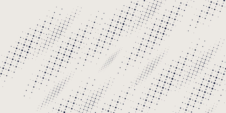 Monochrome printing raster, abstract vector halftone background eps 10
