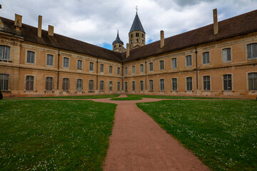 Cluny's steeple and cloister