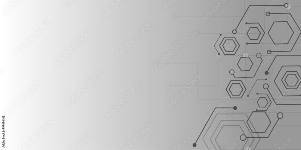 Poster vectors geometric abstract background with simple hexagon elements. vector illustration for medicine