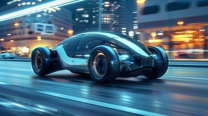 Imaginative electric car concept redefining the future of transportation