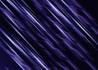 ダークな紫のスピードライン背景