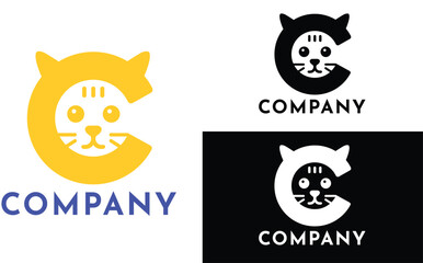 Cute Cat Cartoon Vector Icon Illustration. Animal Nature Icon Concept Isolated Premium Vector. Flat Cartoon Style